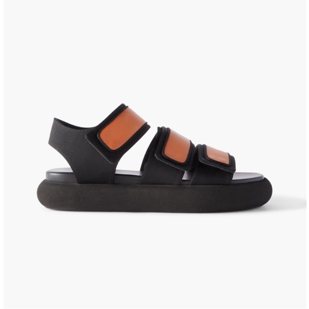 Neous | Womens Octans Leather & Neoprene Strappy Sandals **NEW!!**